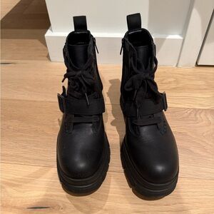 UGG Black Combat Boots